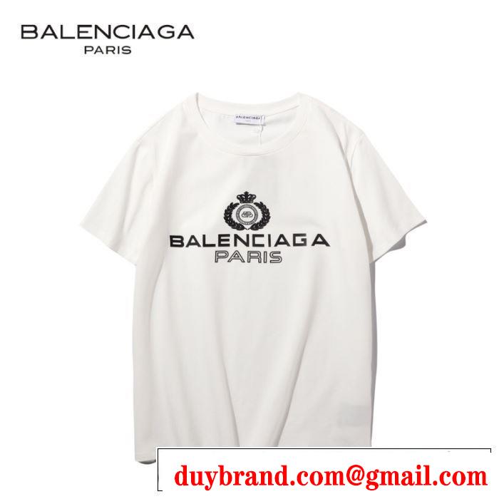多色可選 バレンシアガ VIP価格SALE BALENCIAGA  2020モデル 半袖Tシャツエレガントな雰囲気
