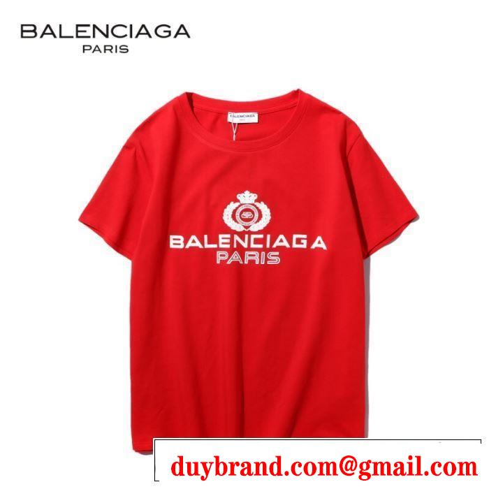 多色可選 バレンシアガ VIP価格SALE BALENCIAGA  2020モデル 半袖Tシャツエレガントな雰囲気