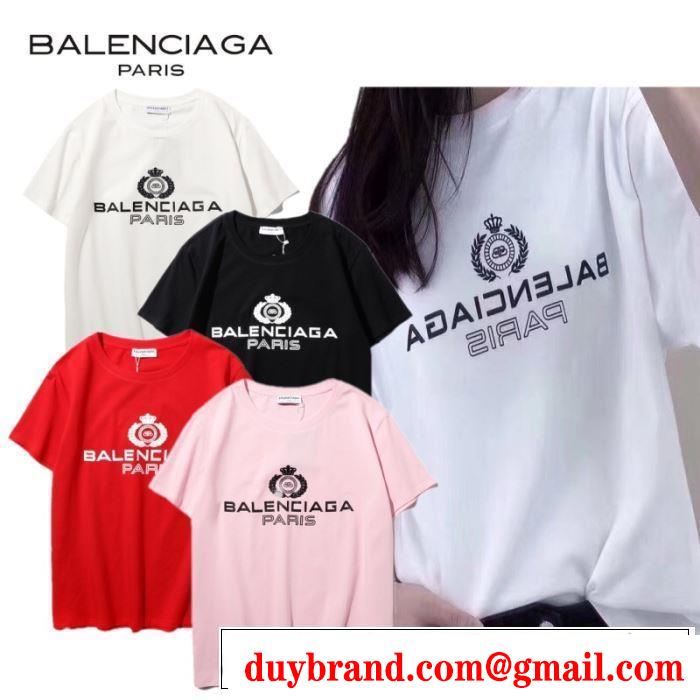 多色可選 バレンシアガ VIP価格SALE BALENCIAGA  2020モデル 半袖Tシャツエレガントな雰囲気