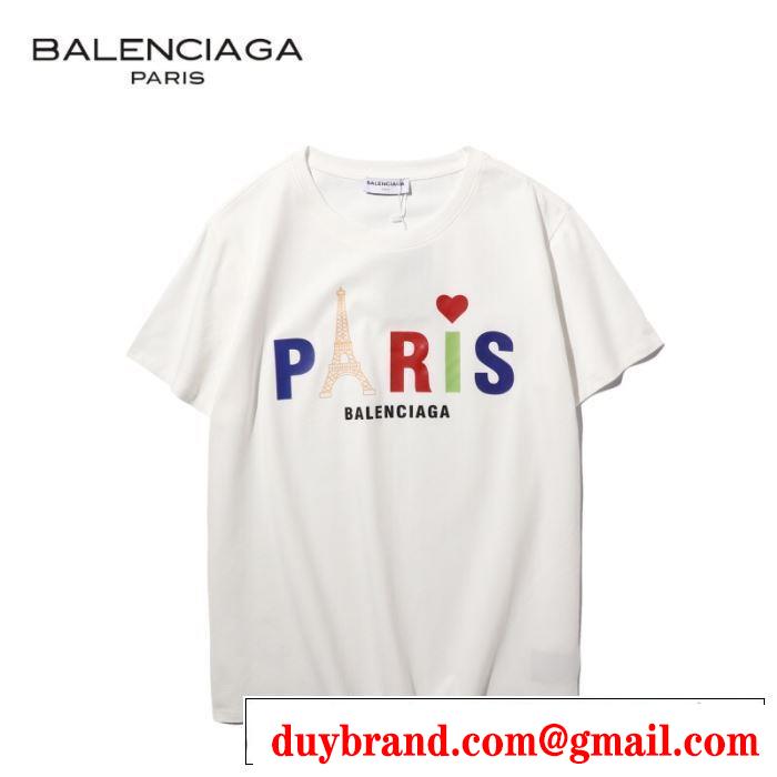半袖Tシャツ 多色可選 ストリート感あふれ バレンシアガ BALENCIAGA 普段使いにも最適なアイテム