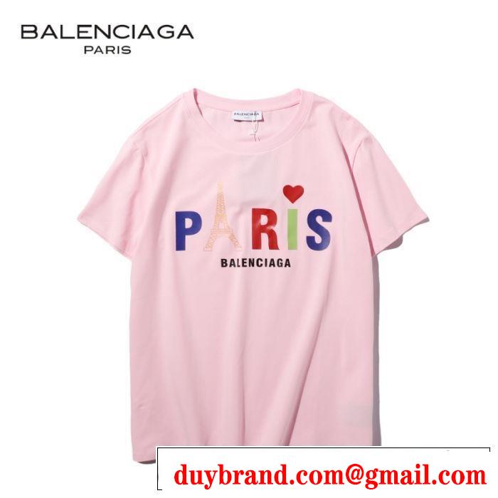 半袖Tシャツ 多色可選 ストリート感あふれ バレンシアガ BALENCIAGA 普段使いにも最適なアイテム