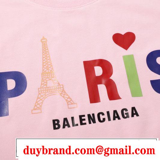 半袖Tシャツ 多色可選 ストリート感あふれ バレンシアガ BALENCIAGA 普段使いにも最適なアイテム