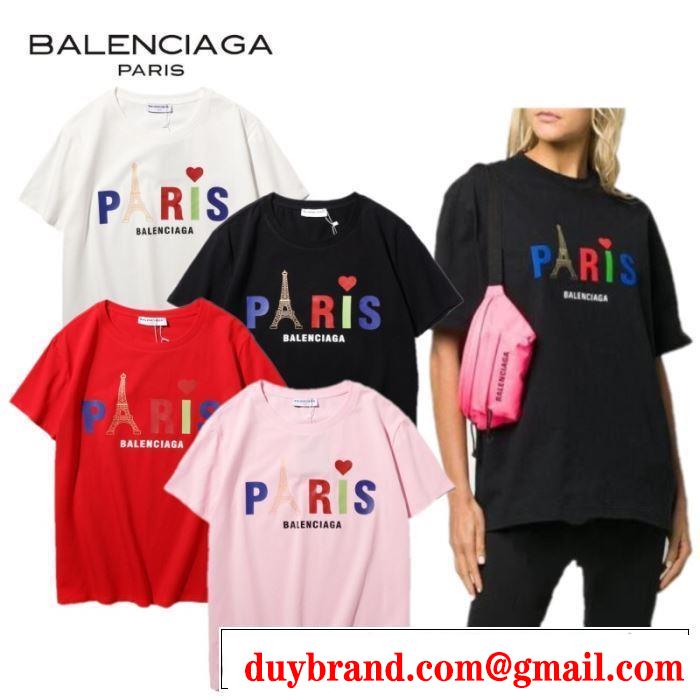 半袖Tシャツ 多色可選 ストリート感あふれ バレンシアガ BALENCIAGA 普段使いにも最適なアイテム