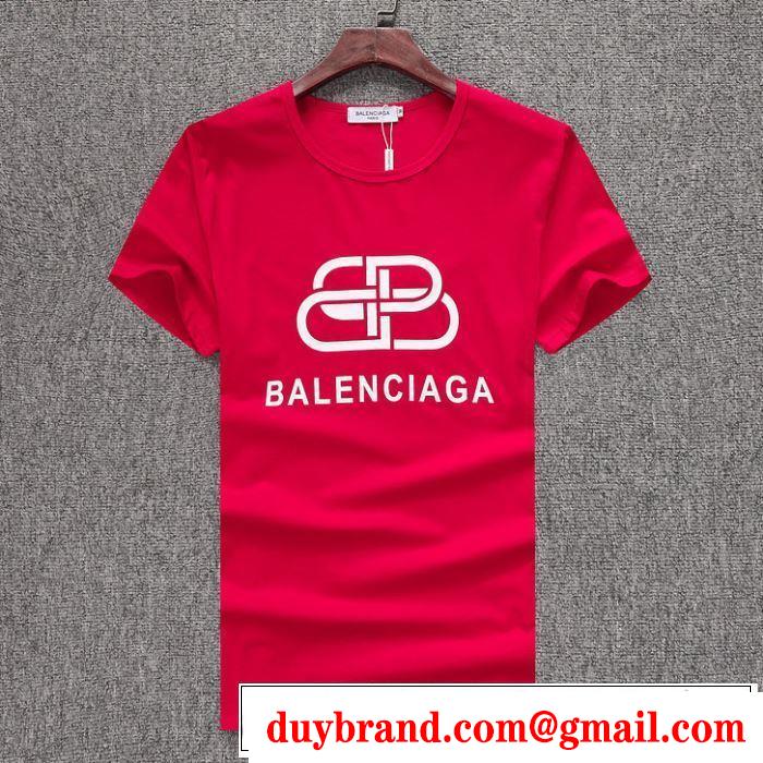 多色可選 ストリー系に大人気 バレンシアガ BALENCIAGA デザインお洒落 半袖Tシャツ2020春新作