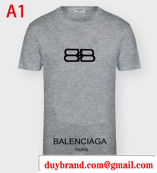 2020話題の商品 多色可選 半袖Tシャツ お値段もお求めやすい バレンシアガ BALENCIAGA