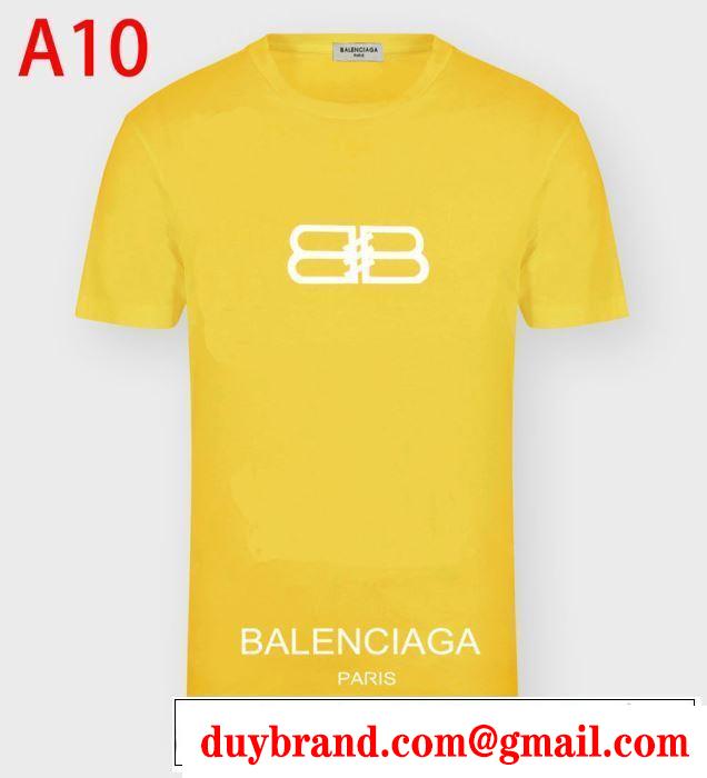 2020話題の商品 多色可選 半袖Tシャツ お値段もお求めやすい バレンシアガ BALENCIAGA