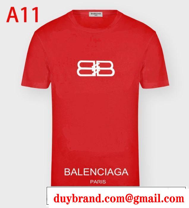 2020話題の商品 多色可選 半袖Tシャツ お値段もお求めやすい バレンシアガ BALENCIAGA