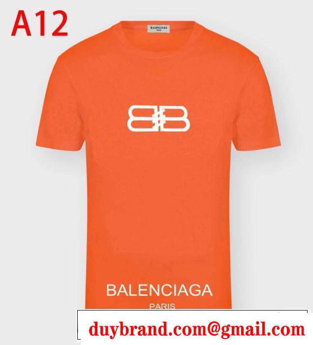 2020話題の商品 多色可選 半袖Tシャツ お値段もお求めやすい バレンシアガ BALENCIAGA