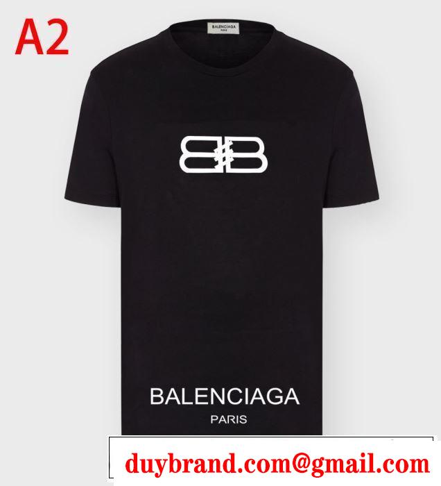 2020話題の商品 多色可選 半袖Tシャツ お値段もお求めやすい バレンシアガ BALENCIAGA