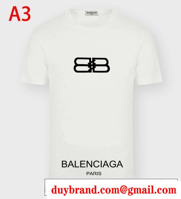 2020話題の商品 多色可選 半袖Tシャツ お値段もお求めやすい バレンシアガ BALENCIAGA