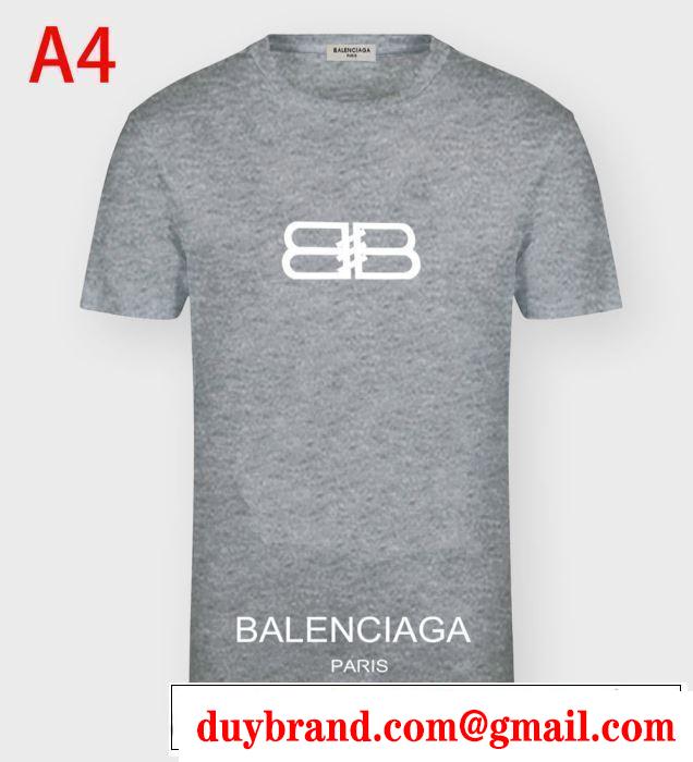 2020話題の商品 多色可選 半袖Tシャツ お値段もお求めやすい バレンシアガ BALENCIAGA