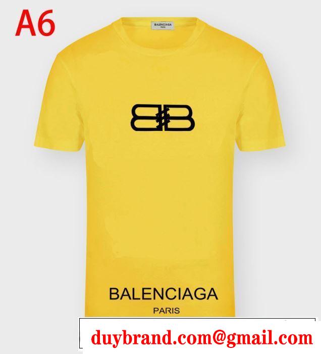 2020話題の商品 多色可選 半袖Tシャツ お値段もお求めやすい バレンシアガ BALENCIAGA