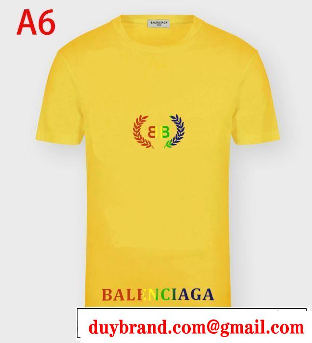 多色可選 普段のファッション バレンシアガ大人気のブランドの新作  BALENCIAGA 半袖Tシャツ