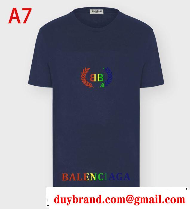 多色可選 普段のファッション バレンシアガ大人気のブランドの新作  BALENCIAGA 半袖Tシャツ