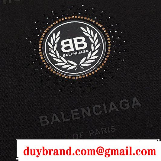 バレンシアガ 2色可選限定アイテムが登場 BALENCIAGA 半袖Tシャツ コーデの完成度を高める