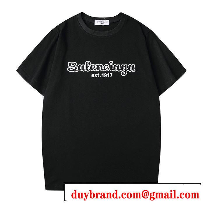 2色可選半袖Tシャツ  2020モデル バレンシアガ 普段使いにも最適なアイテム BALENCIAGA