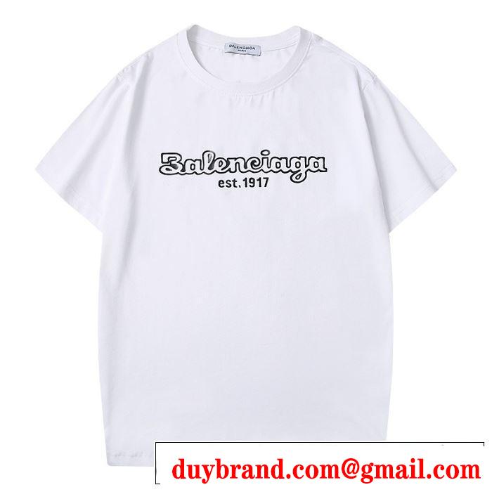 2色可選半袖Tシャツ  2020モデル バレンシアガ 普段使いにも最適なアイテム BALENCIAGA