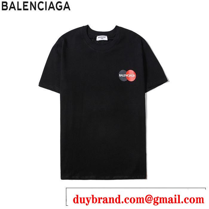 飽きもこないデザイン 2020話題の商品 多色可選 バレンシアガ BALENCIAGA 半袖Tシャツ