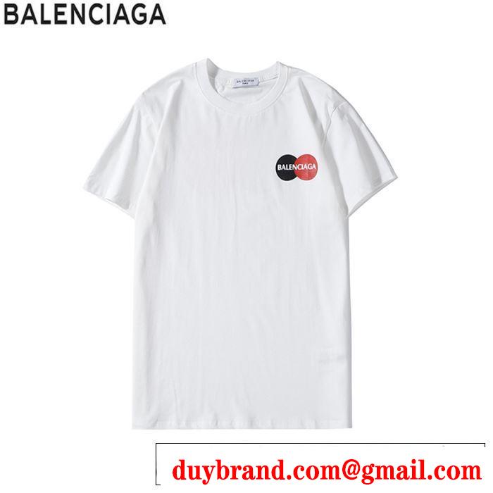 飽きもこないデザイン 2020話題の商品 多色可選 バレンシアガ BALENCIAGA 半袖Tシャツ