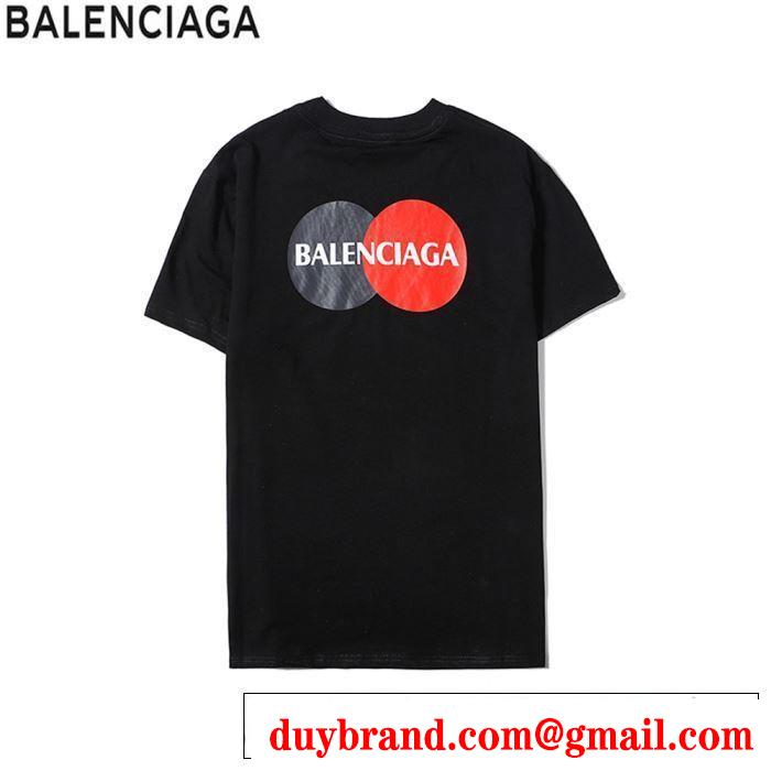 飽きもこないデザイン 2020話題の商品 多色可選 バレンシアガ BALENCIAGA 半袖Tシャツ