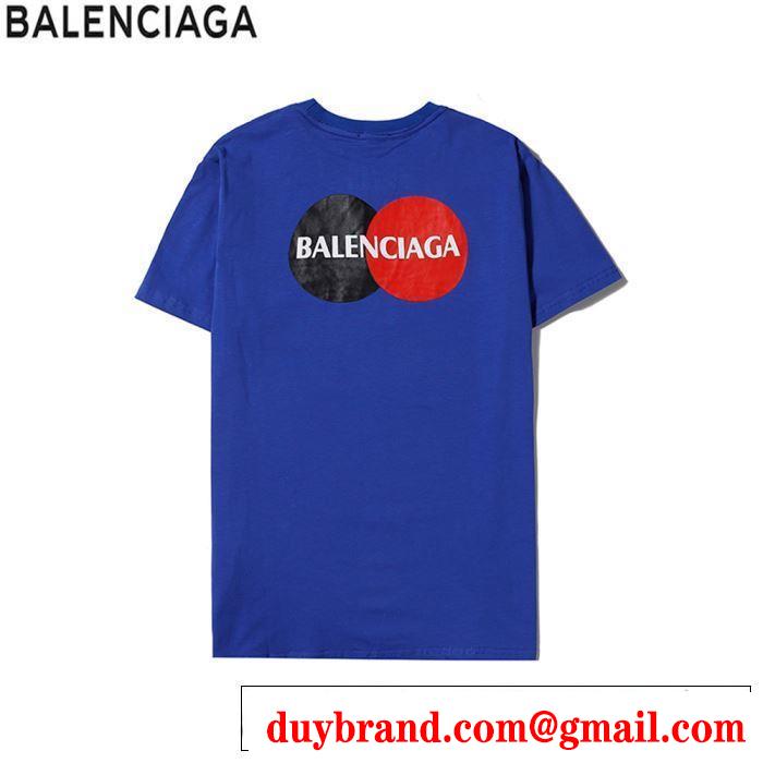 飽きもこないデザイン 2020話題の商品 多色可選 バレンシアガ BALENCIAGA 半袖Tシャツ