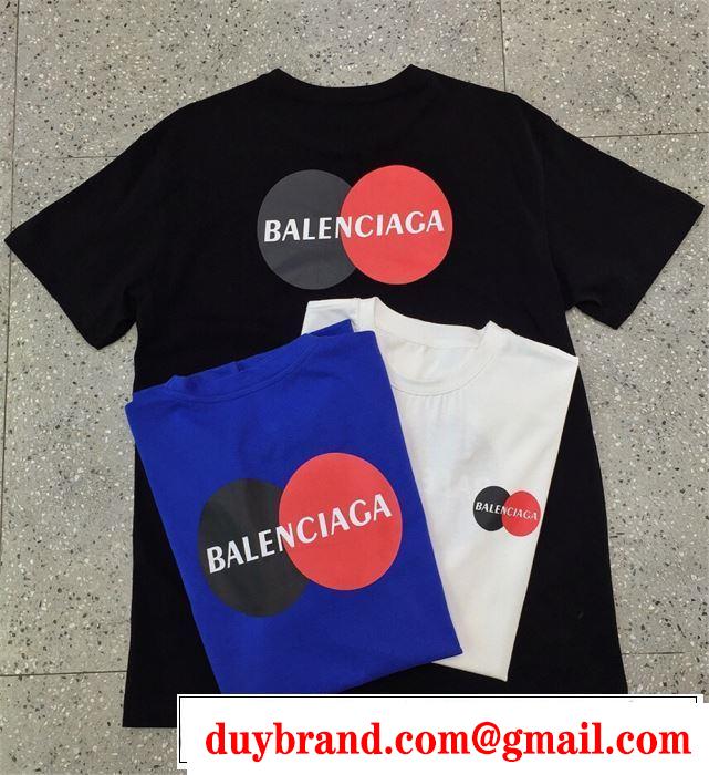 飽きもこないデザイン 2020話題の商品 多色可選 バレンシアガ BALENCIAGA 半袖Tシャツ