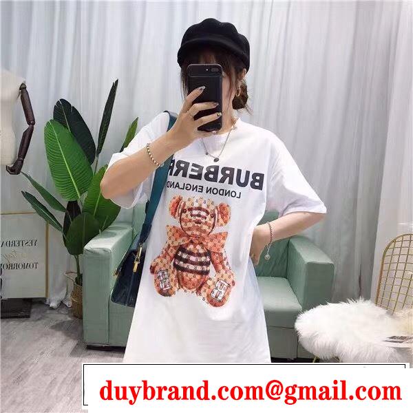 バーバリー 2色可選　今季の主力おすすめ　BURBERRY　半袖Tシャツ差をつけたい人にもおすすめ