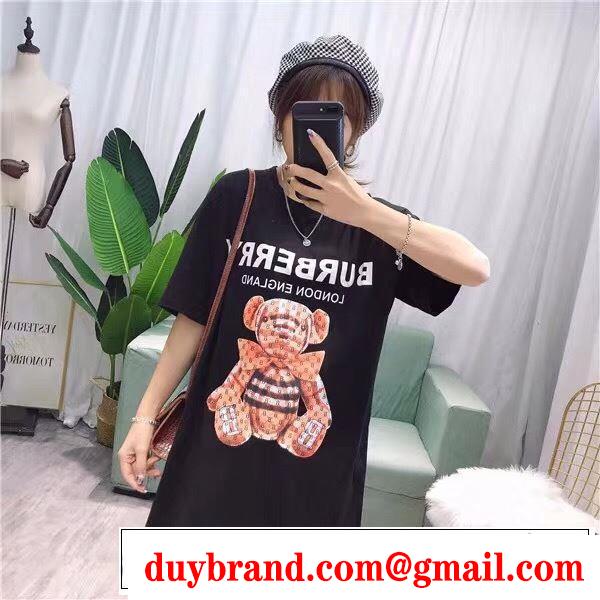 バーバリー 2色可選　今季の主力おすすめ　BURBERRY　半袖Tシャツ差をつけたい人にもおすすめ