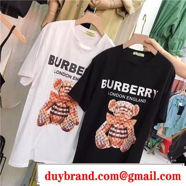 バーバリー 2色可選　今季の主力おすすめ　BURBERRY　半袖Tシャツ差をつけたい人にもおすすめ