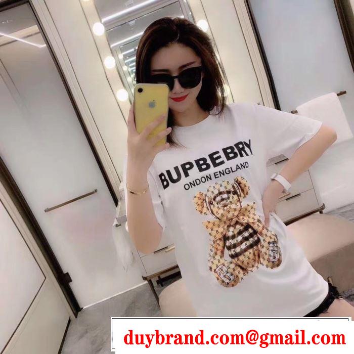 バーバリー 2色可選　今季の主力おすすめ　BURBERRY　半袖Tシャツ差をつけたい人にもおすすめ