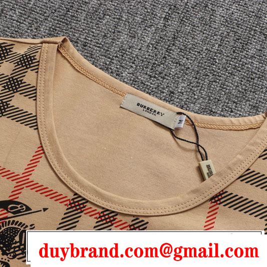 3色可選半袖Tシャツ　大人気のブランドの新作　バーバリー取り入れやすい　 BURBERRY　確定となる上品
