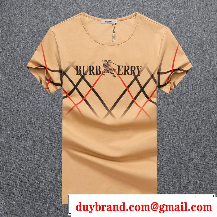 20SSトレンド　3色可選半袖Tシャツ　是非ともオススメしたい　バーバリー BURBERRY万能に使える