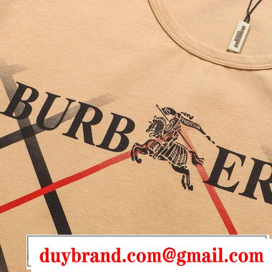20SSトレンド　3色可選半袖Tシャツ　是非ともオススメしたい　バーバリー BURBERRY万能に使える