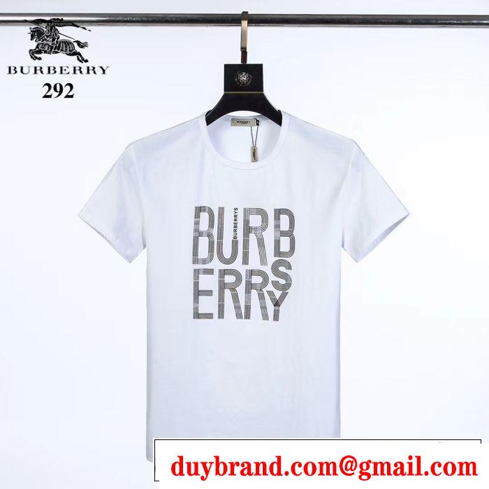 3色可選　最先端のスタイル　バーバリー2020SS人気　 BURBERRY　半袖Tシャツ　2年以上連続１位獲得