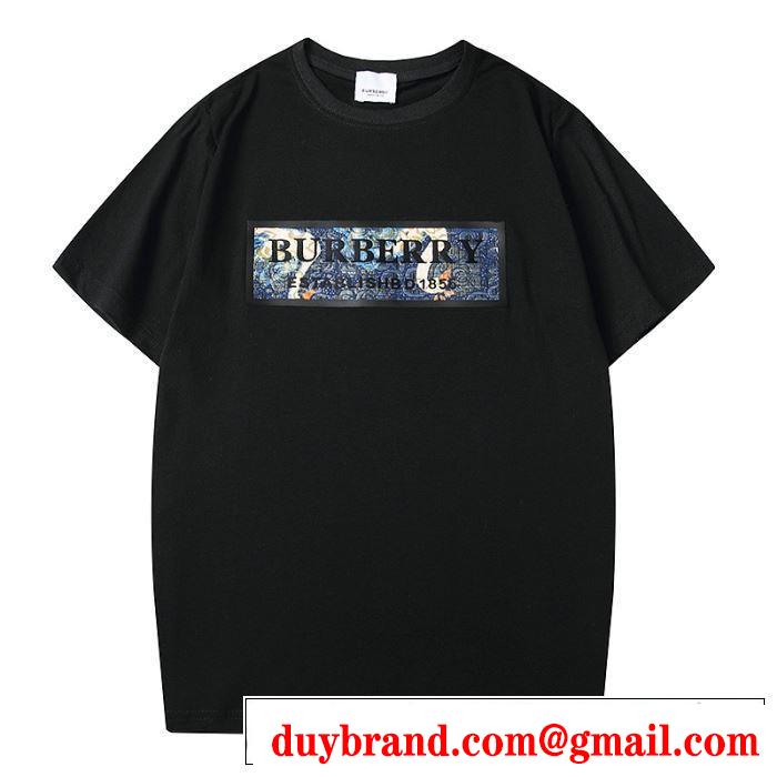 2色可選バーバリー オススメのアイテムを見逃すな　BURBERRY　コーデの完成度を高める　半袖Tシャツ
