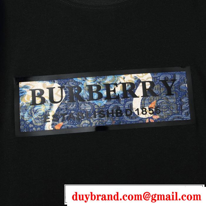 2色可選バーバリー オススメのアイテムを見逃すな　BURBERRY　コーデの完成度を高める　半袖Tシャツ
