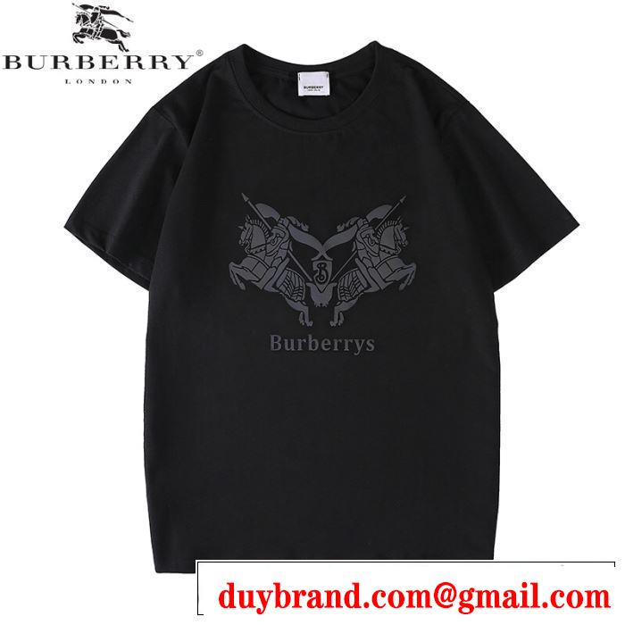 BURBERRY　　ストリート界隈でも人気　バーバリー 2色可選　20新作です　半袖Tシャツ　ストリート系に大人気