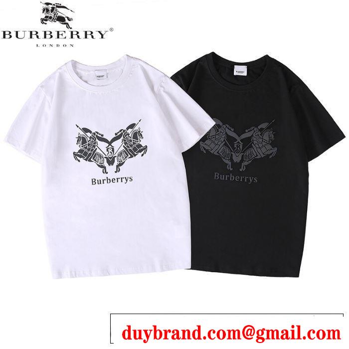 BURBERRY　　ストリート界隈でも人気　バーバリー 2色可選　20新作です　半袖Tシャツ　ストリート系に大人気