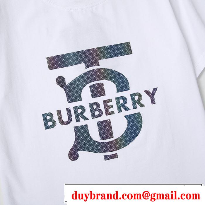 ファッションに合わせ　2色可選　バーバリー 限定アイテム特集　BURBERRY　半袖Tシャツ　お値段もお求めやすい