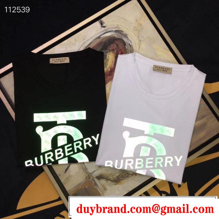 半袖Tシャツ　飽きもこないデザイン2色可選　バーバリー BURBERRY　差をつけたい人にもおすすめ