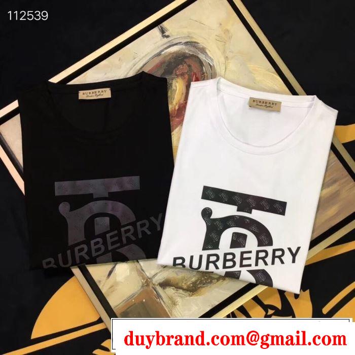 半袖Tシャツ　飽きもこないデザイン2色可選　バーバリー BURBERRY　差をつけたい人にもおすすめ