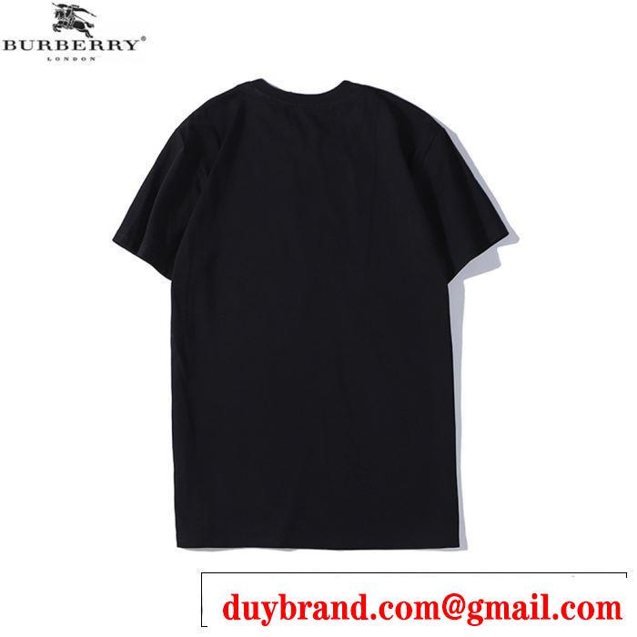 2色可選　バーバリー非常にシンプルなデザインな　 BURBERRY　2020年春限定　半袖Tシャツ海外大人気