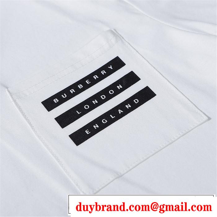 2色可選　バーバリー非常にシンプルなデザインな　 BURBERRY　2020年春限定　半袖Tシャツ海外大人気