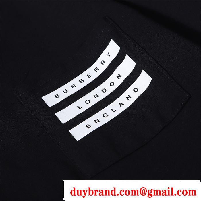 2色可選　バーバリー非常にシンプルなデザインな　 BURBERRY　2020年春限定　半袖Tシャツ海外大人気