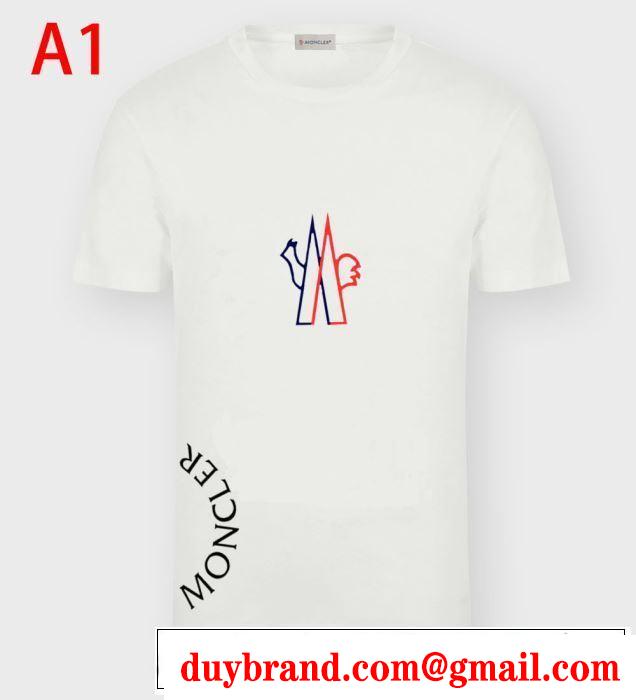 VIP価格SALEお得MONCLER モンクレール メンズ ｔシャツ コピー 2020春夏コレクション人気ランキングコットンウェア限定品