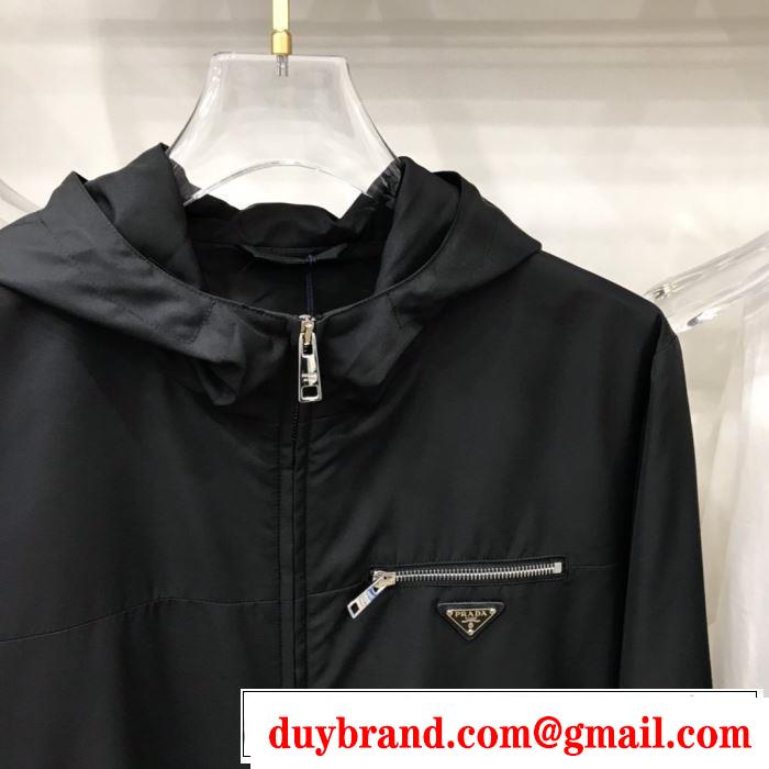 PRADA プラダ テクニカルジャージー ジャケット2020おすすめ 激安手に入れよう ウィンドブレーカー サイズ 着こなせ新作