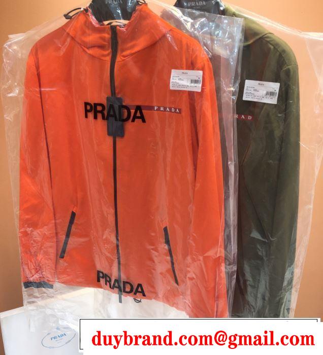 プラダ ジャケット アウトレット お洒落 ウィンドブレーカー2020SS数量限定 PRADA スーパーコピー カジュアル快適新品