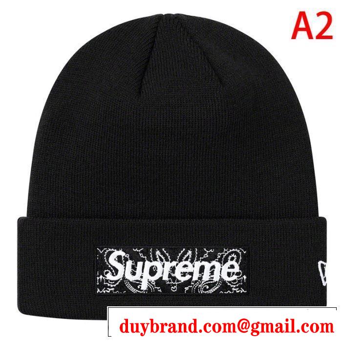 シュプリーム SUPREME 多色可選 2020年春限定 Supreme 19FW New Era Box Logo Beanie ニット帽/ニットキャップ
