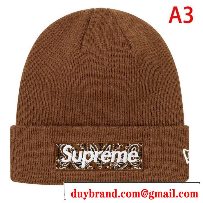 シュプリーム SUPREME 多色可選 2020年春限定 Supreme 19FW New Era Box Logo Beanie ニット帽/ニットキャップ