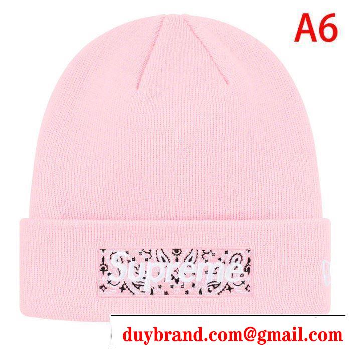シュプリーム SUPREME 多色可選 2020年春限定 Supreme 19FW New Era Box Logo Beanie ニット帽/ニットキャップ